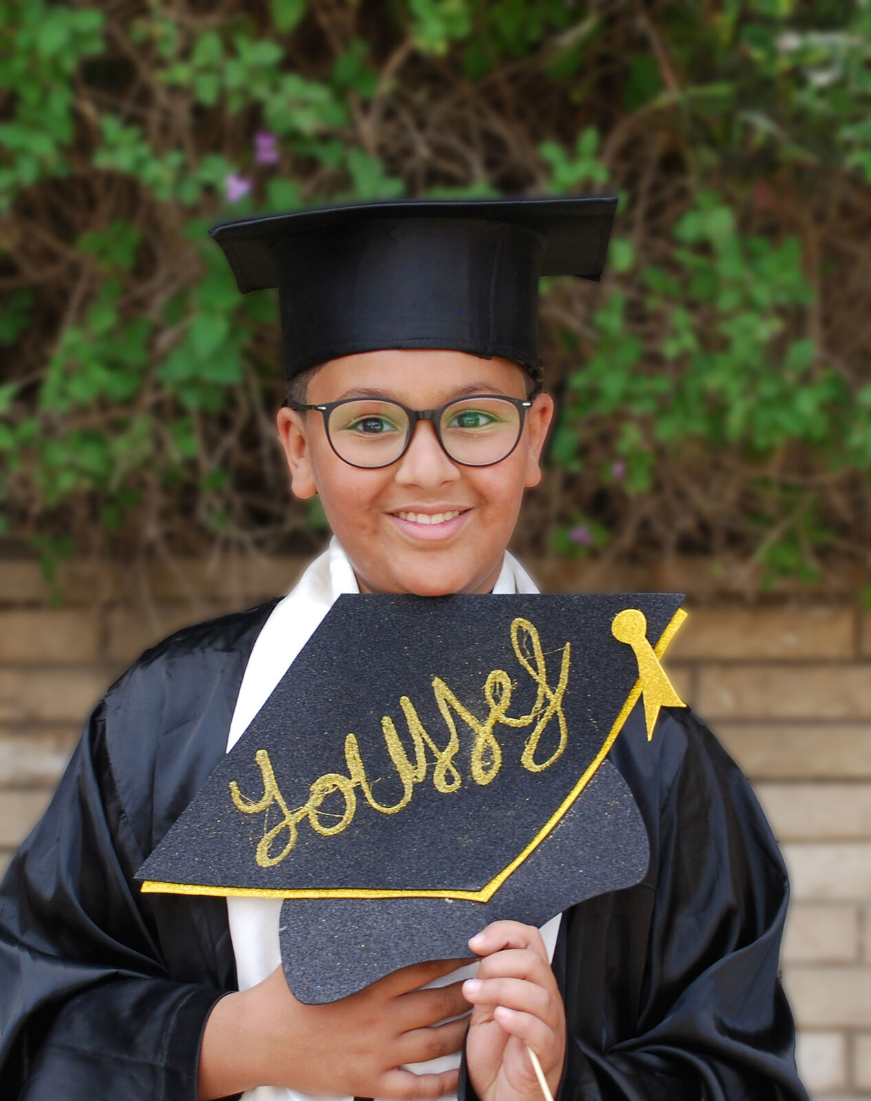 Individual graduation portrait