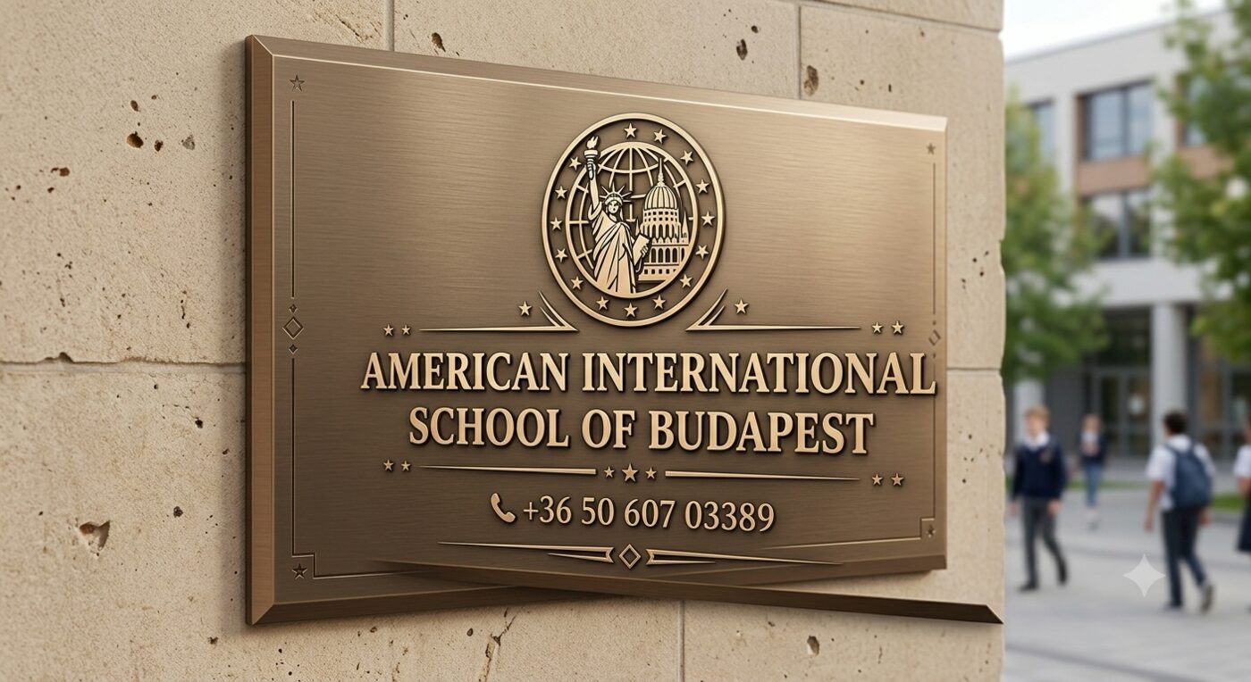 Engraved metal plaque design