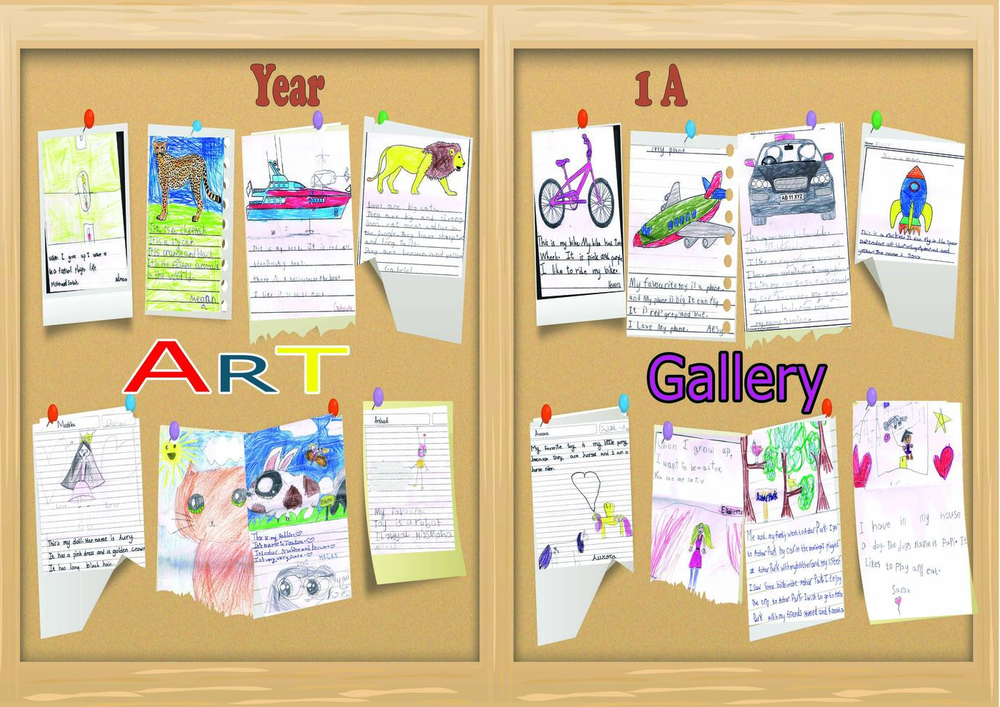 Yearbook page — teacher farewell messages